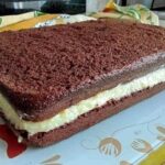 Chocolate cake layered