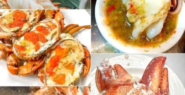 Seafood with chili lime sauce