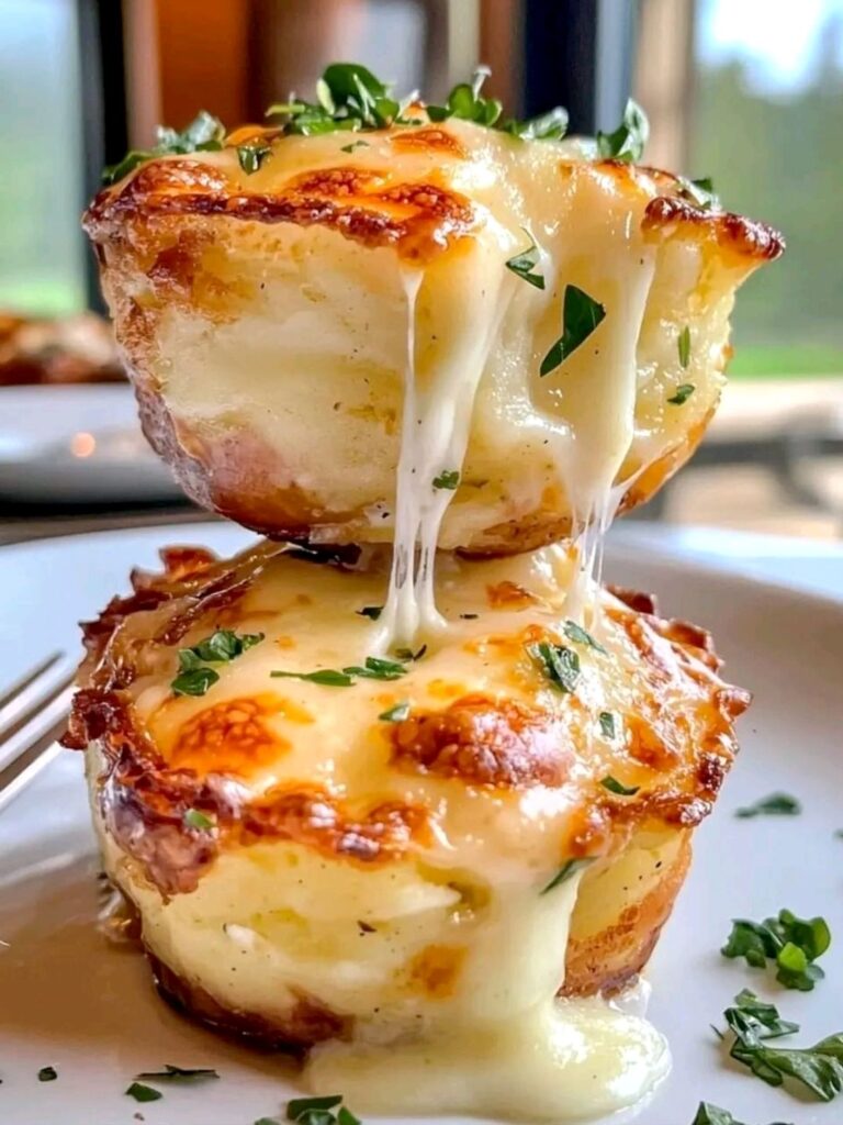 Cheesy Mashed Potato Puffs