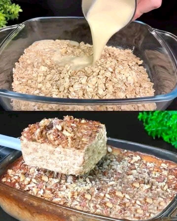 Caramel Apple Oatmeal Bake