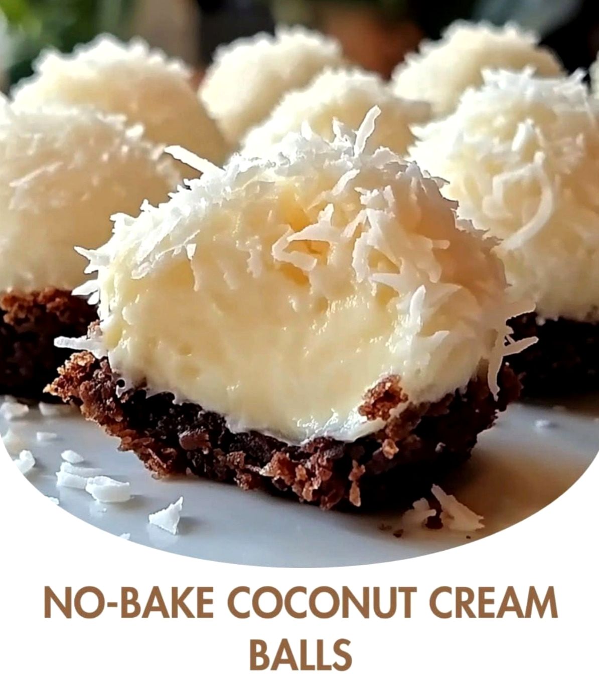 No-Bake Coconut Cream Balls