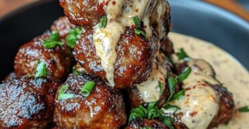 Korean BBQ Meatballs with Spicy Mayo Dip