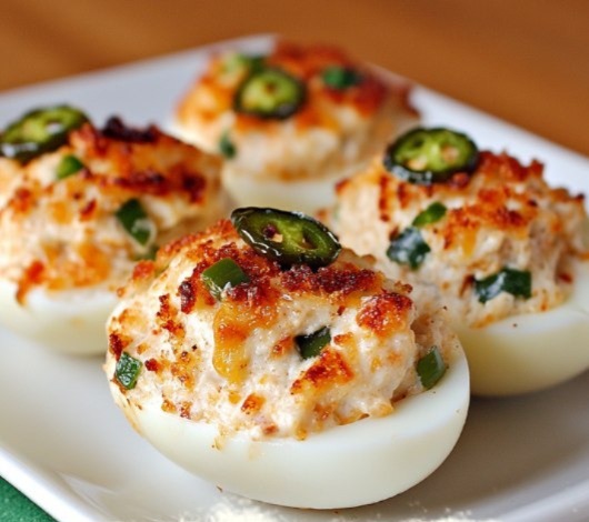 Jalapeño Popper Deviled Eggs