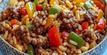 Beef and Pepper Rice Bowl