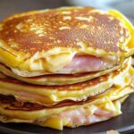 Savory Ham and Cheese Pancakes