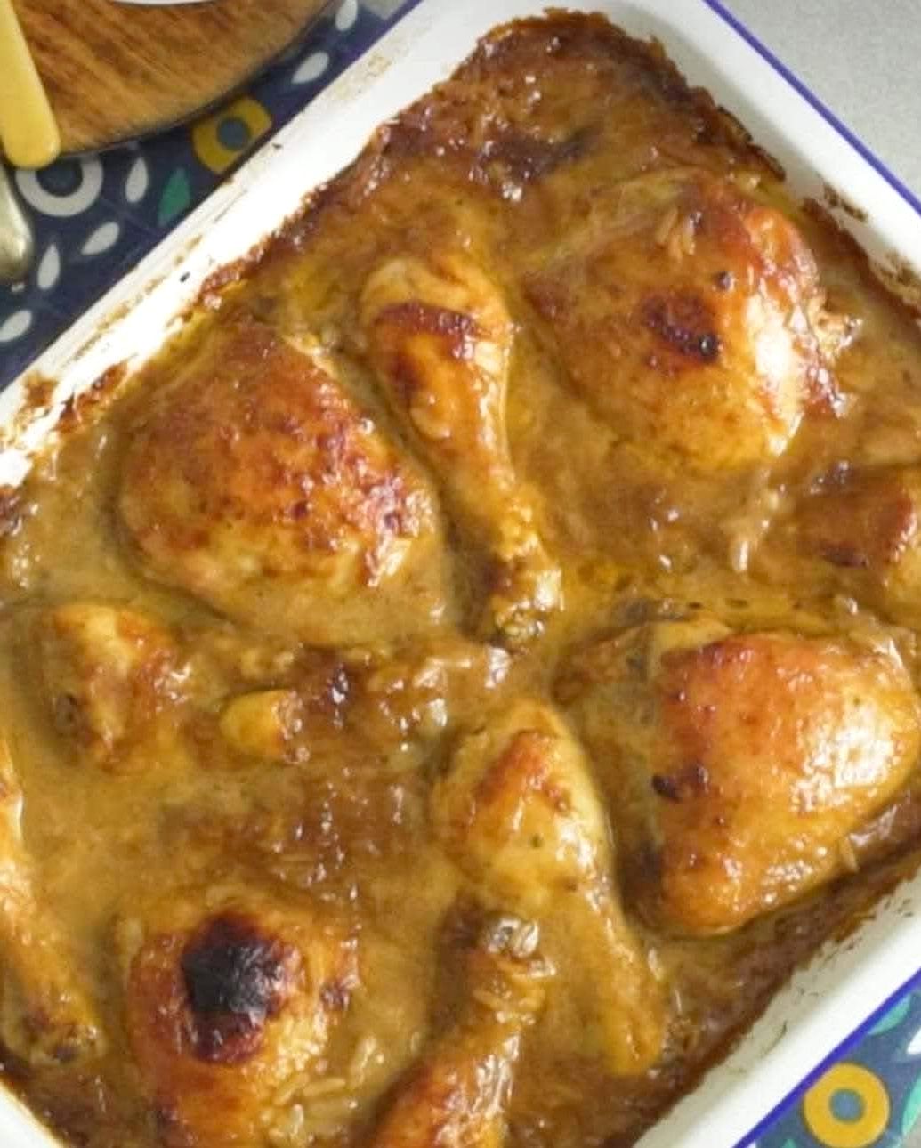 Chutney Mayo Chicken & Rice Bake