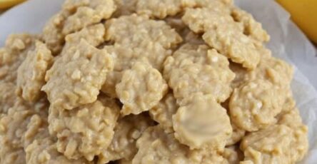 No-Bake Lemon Oatmeal Cookies