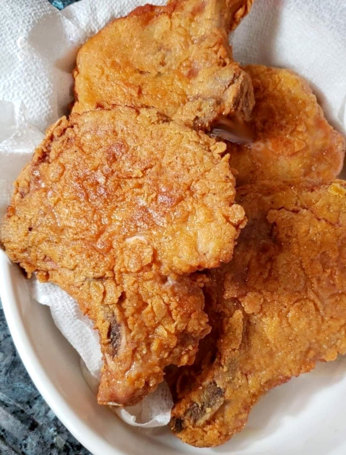 Fried pork chops