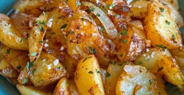 OVEN-ROASTED POTATOES AND ONIONS