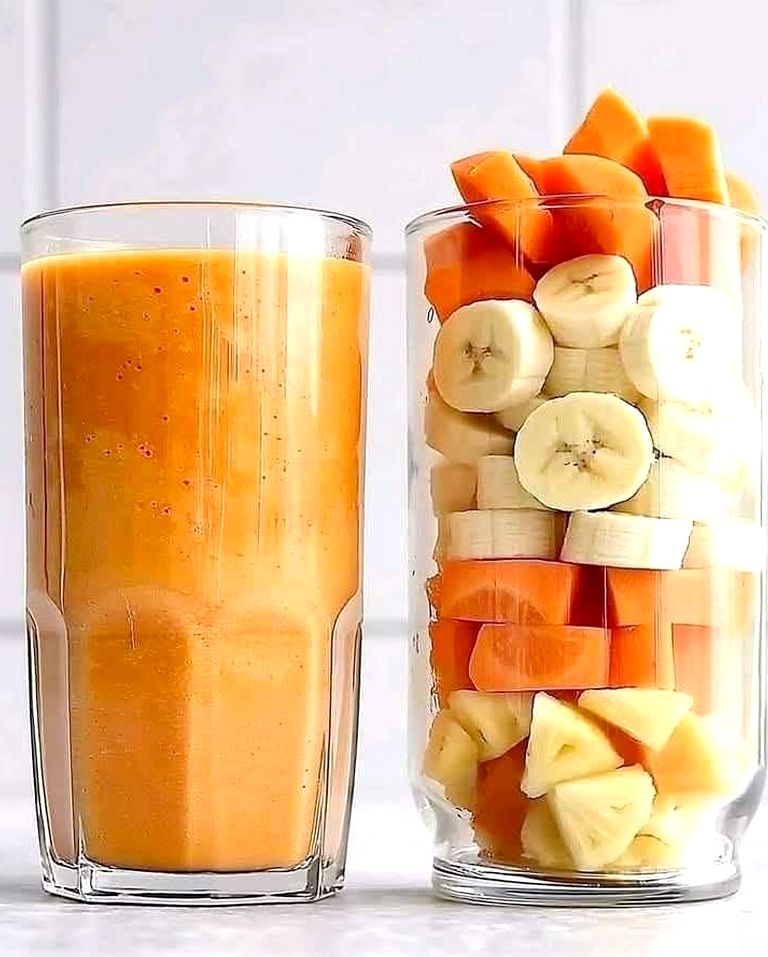 Carrot Pineapple Smoothie