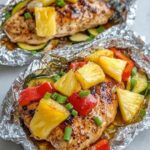 Teriyaki Chicken and Pineapple Foil Packets