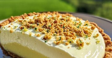 Peppermint Crisp Lemon Tart