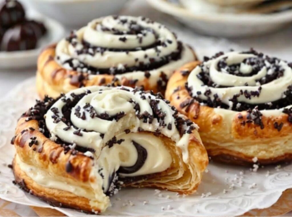 Oreo-Stuffed Cinnamon Rolls