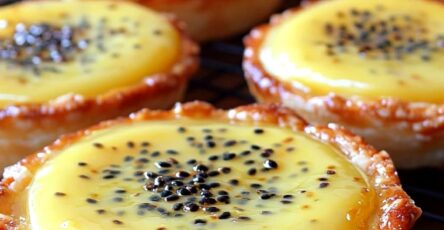 Mini Passionfruit Condensed Milk Tarts