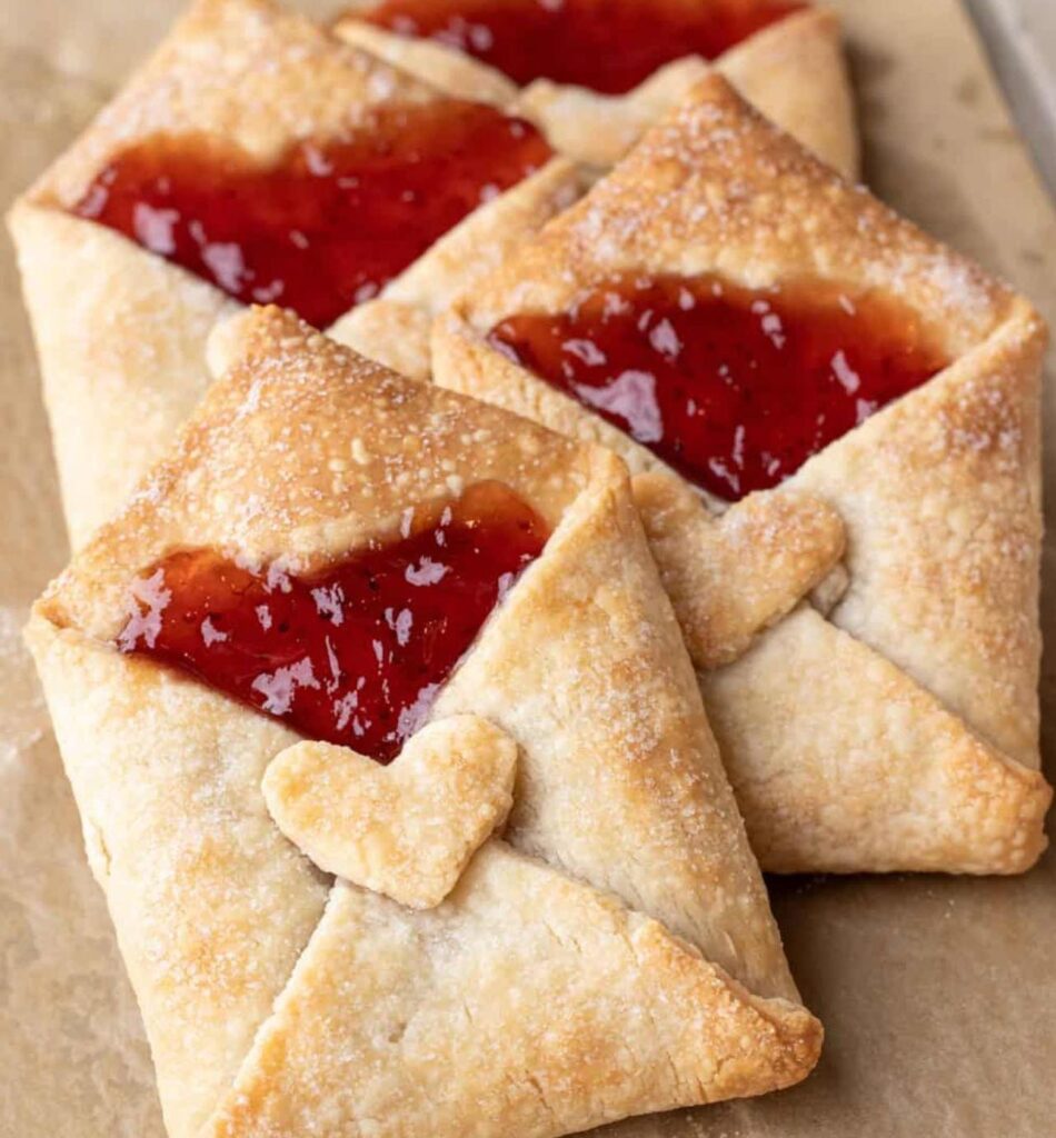 Strawberry Jam Envelope Pastries