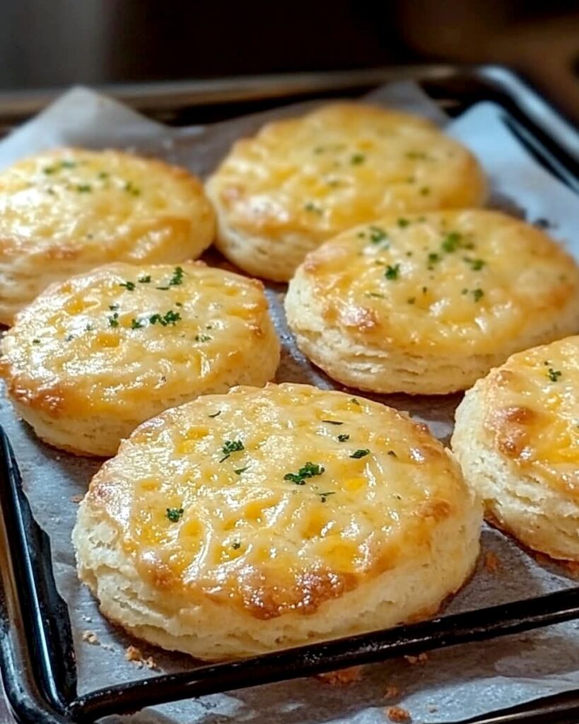 Fluffy Cheddar Cheese Biscuits