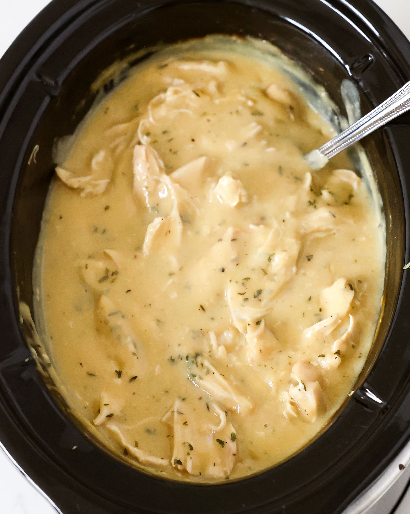 Creamy Slow Cooker Chicken and Gravy