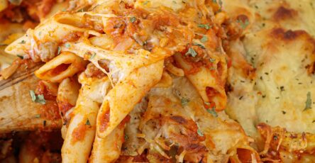 Cheesy Baked Penne Pasta