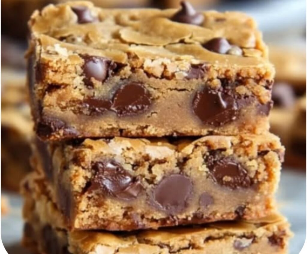 Peanut Butter Chocolate Chip Cookie Bars Recipe