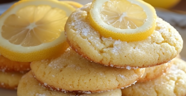 Lemon butter cookies