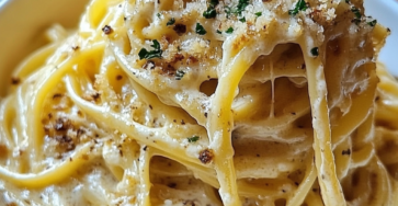 Cheesy Garlic Butter Linguine Pasta Recipe