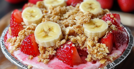 Strawberry-Banana Crumble