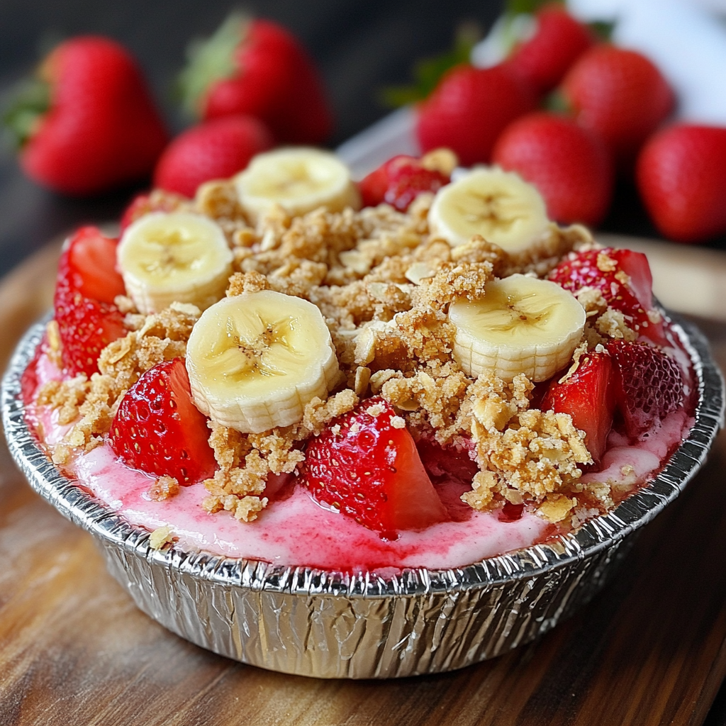 Strawberry-Banana Crumble