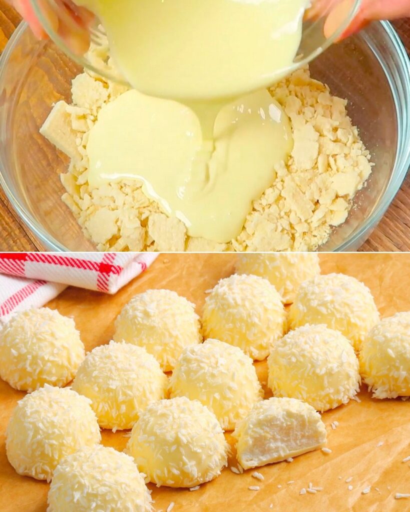 Easy No-Bake Coconut Truffles