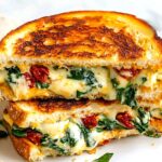 Mediterranean Grilled Cheese Sandwich