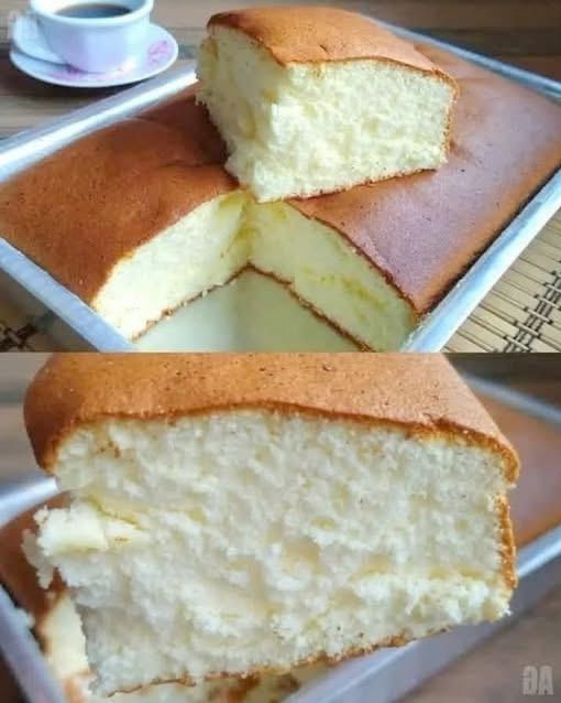 Fluffy Japanese Castella Cake Recipe