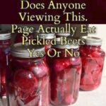 Homemade Pickled Beets Recipe