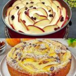 Homemade Apple and Raisin Cak