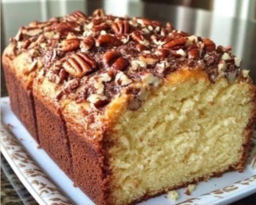 Butter Pecan Pound Cake