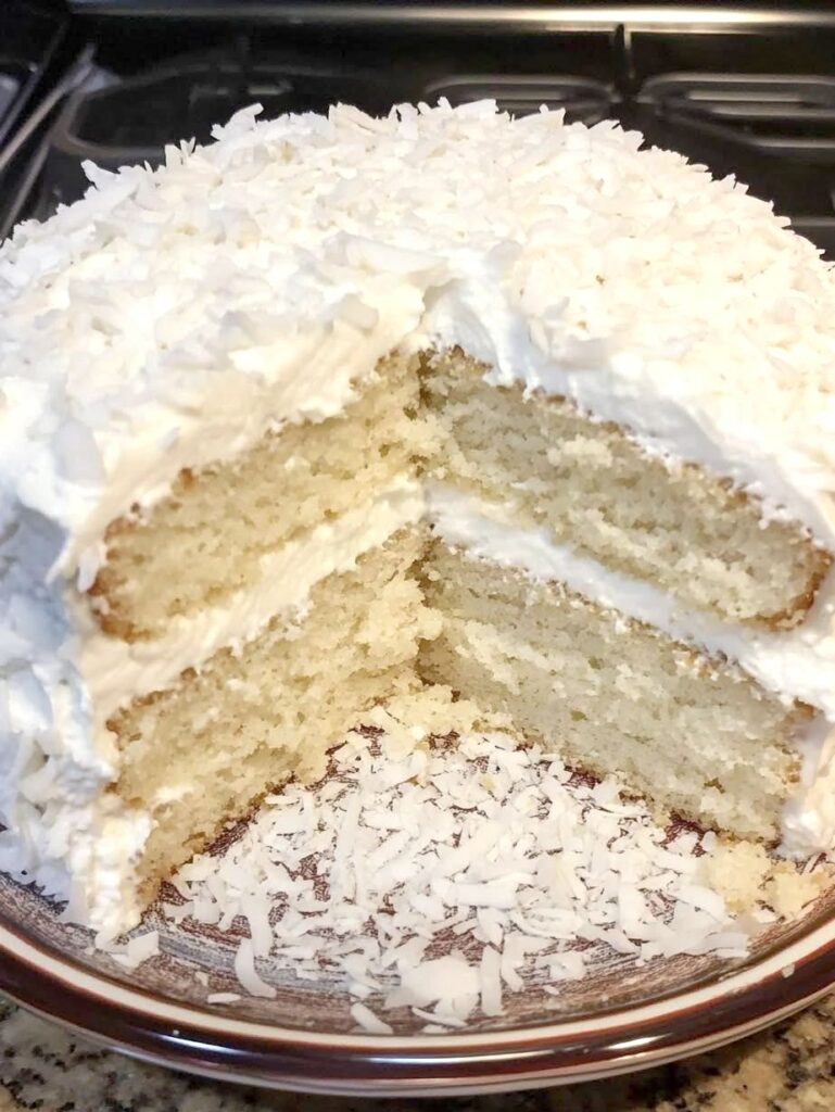 Homemade Coconut Cake