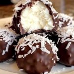 Homemade Coconut Chocolate Truffles