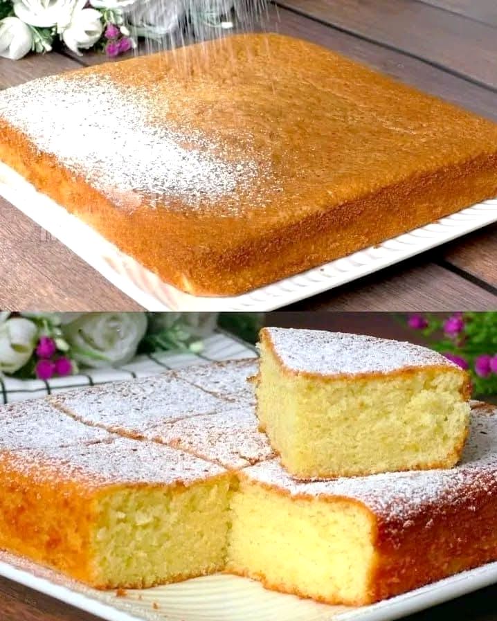 Fluffy and Moist Vanilla Sponge Cake Recipe