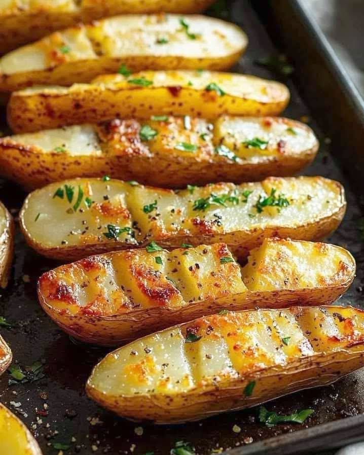 Crispy Roasted Parmesan Potatoes