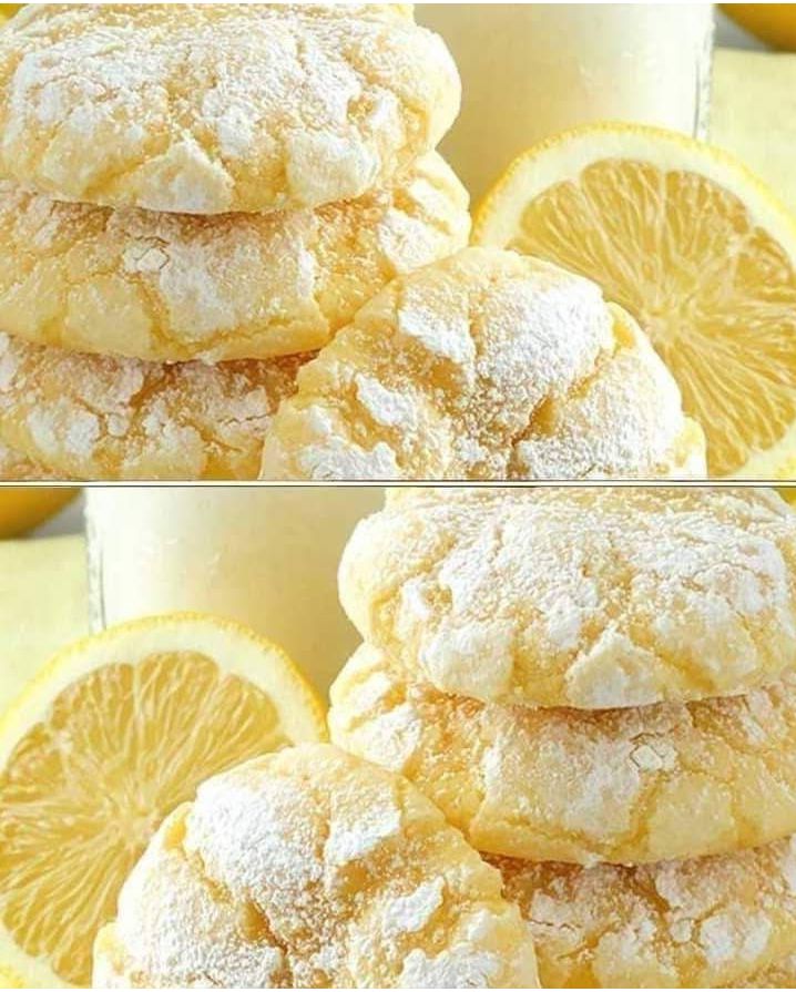 Soft & Chewy Lemon Crinkle Cookies