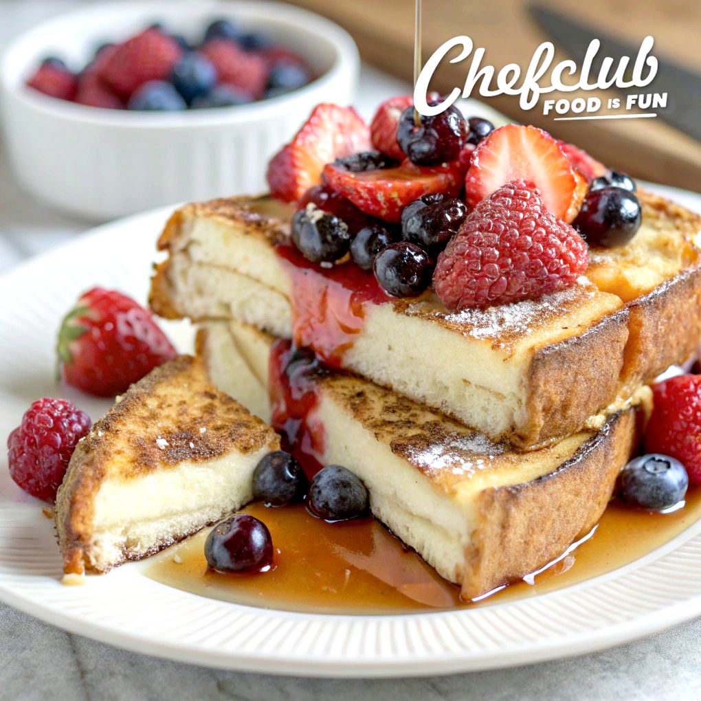 Cheesecake-Stuffed French Toast