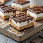 Frozen S’mores Cheesecake Bars