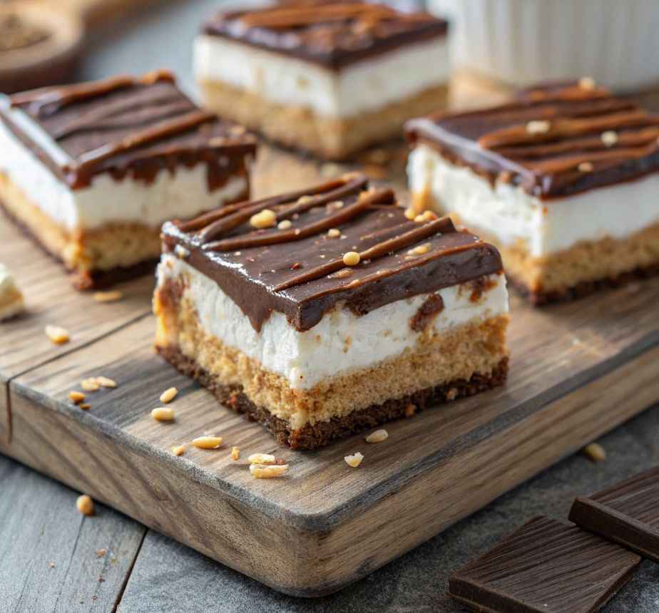 Frozen S’mores Cheesecake Bars