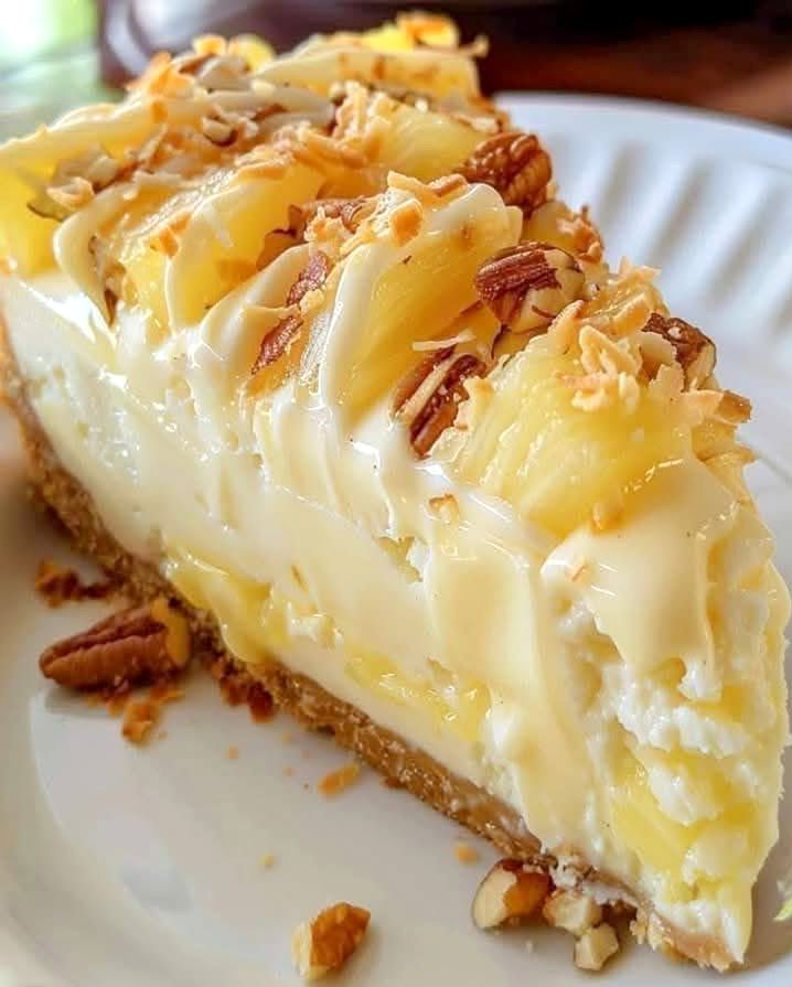 Pineapple Cream Cheese Pie Recipe