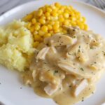 Creamy Chicken and Gravy Over Mashed Potatoes Recipe