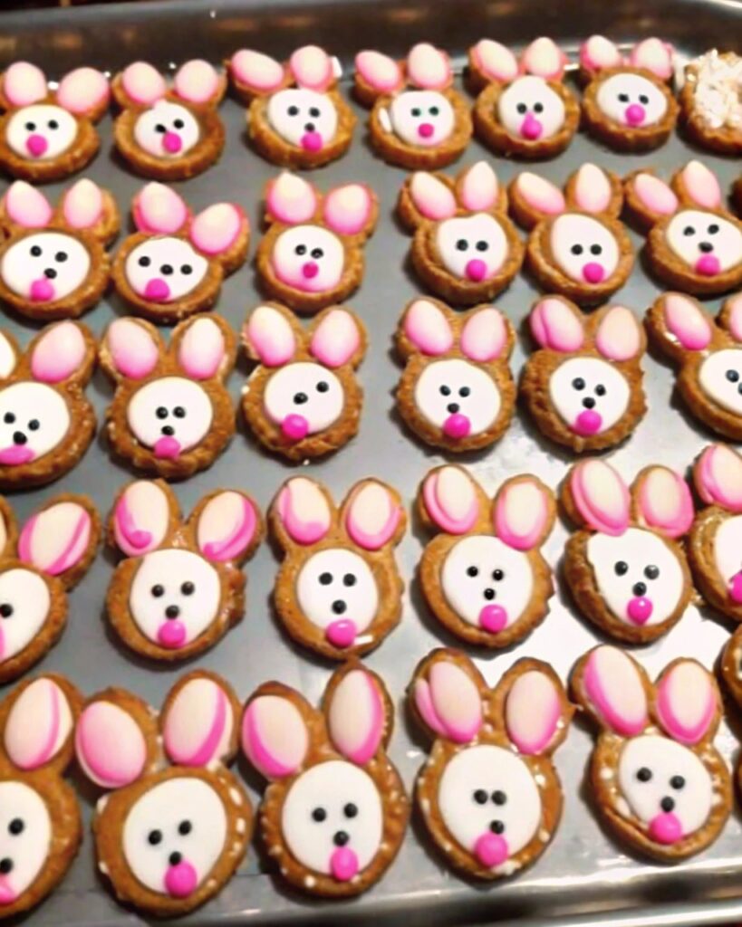 Easter Bunny Pretzel Bites Recipe