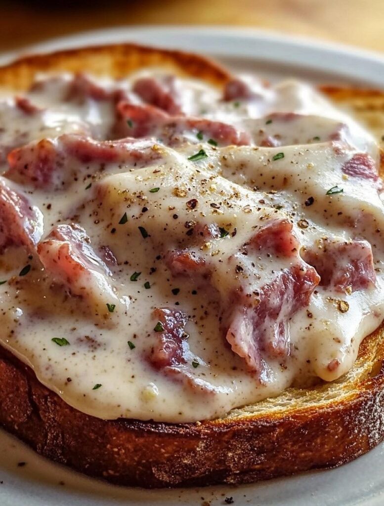 Creamed Chipped Beef on Toast