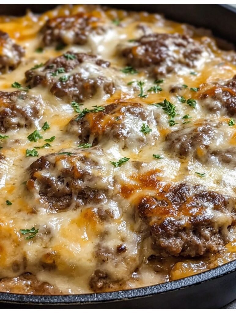 Amish Hamburger Steak Bake