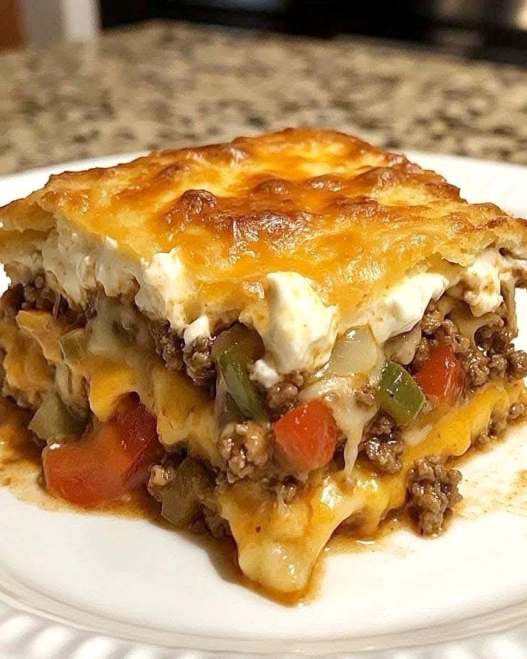 Cheesy Beef Lasagna