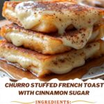 Churro Stuffed French Toast with Cinnamon Sugar