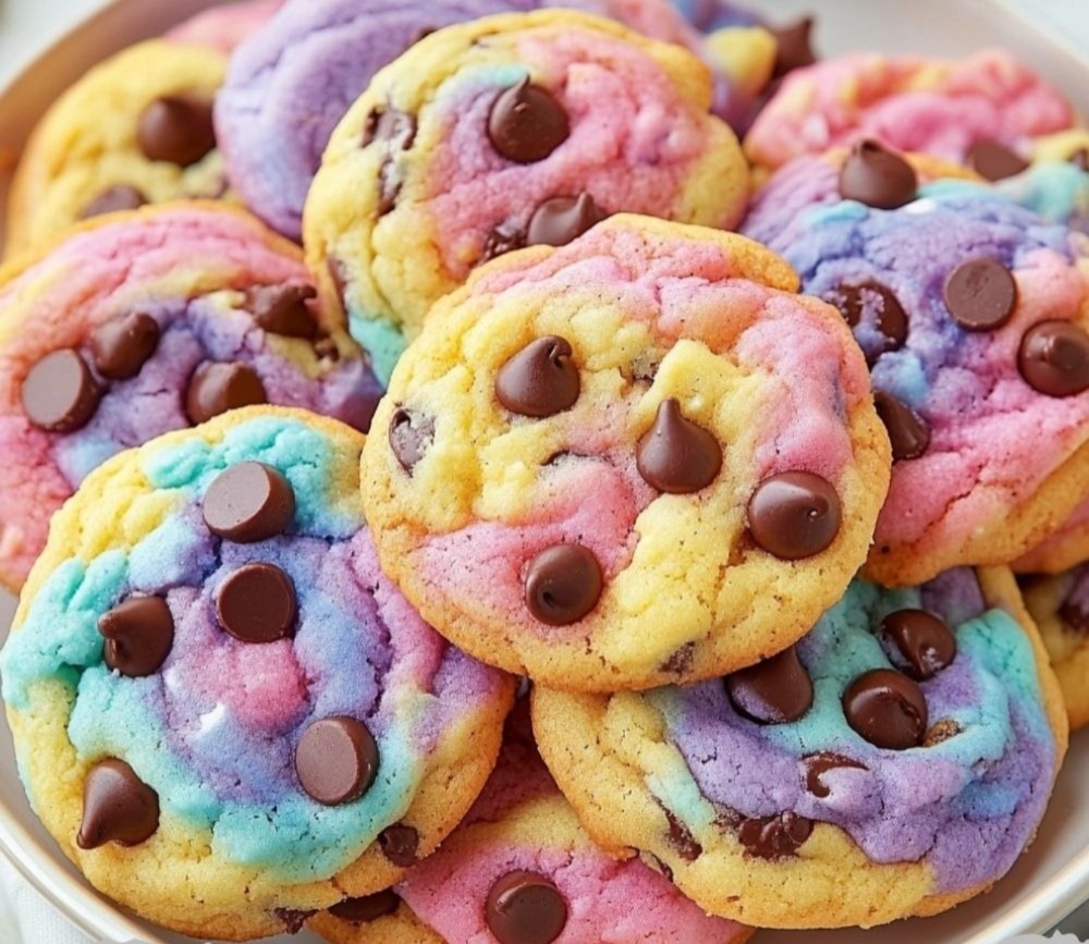 Easter Chocolate Chip Cookies