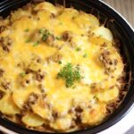 Cheesy Ground Beef and Potato Casserole